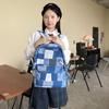 Schoolbag New Casual School Bag Junior High School Student Backpack Men's Simple Large Capacity Travel Lightweight Trendy Backpack