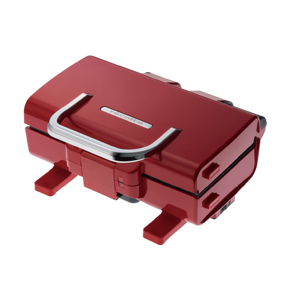 recolte 2-Way Grill Amet RWG-1 Aluminum (Red)