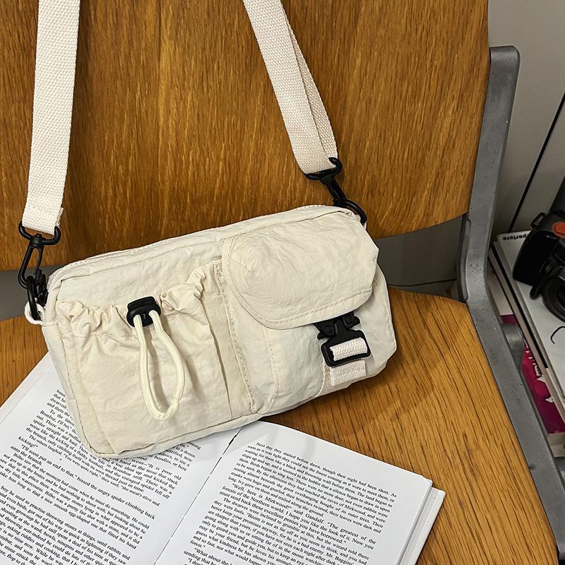 

Tooling sports style bag women s new versatile shoulder messenger bag high-end small square bag белый