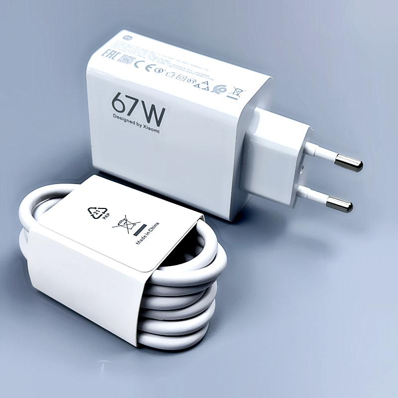 

Оригинальное зарядное устройство Xiaomi Turbo Fast Charger 67W EU Plug 6A Type C Cable для Mi 11 Pro Mix Fold Poco X3 GT X4 Pro 5G Redmi Note 11 Pro EU 67w 1M CABLE