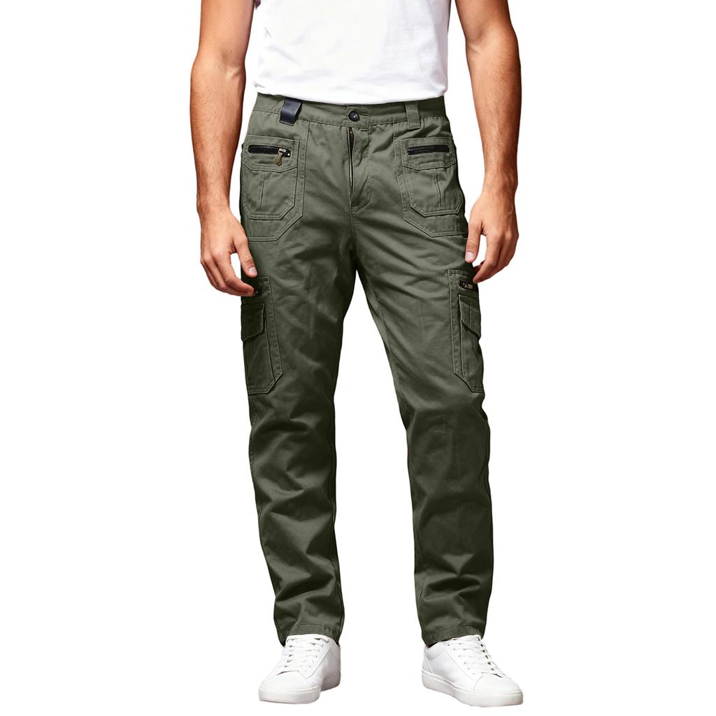 Men's Sports Pants, Casual Pants, Multi Pocket Work Pants