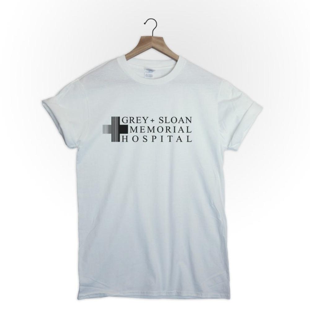 Grey Sloan Memorial Hospital Tshirt Greys Anatomy Shirt Greys Anatomy Gift Graphic T Shirts Woman Man Breathable Cotton Tops S