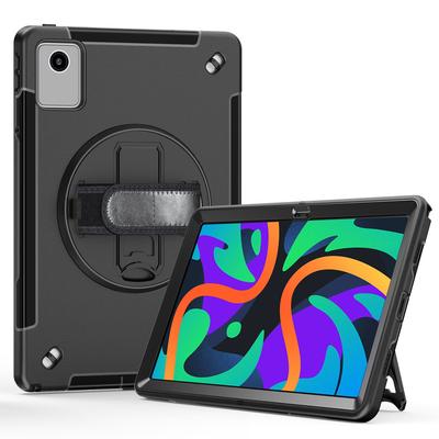 For Lenovo Tab K11/Tab M11 Case PC+TPU Kickstand Tablet Cover with Pen Slot,Shoulder Strap