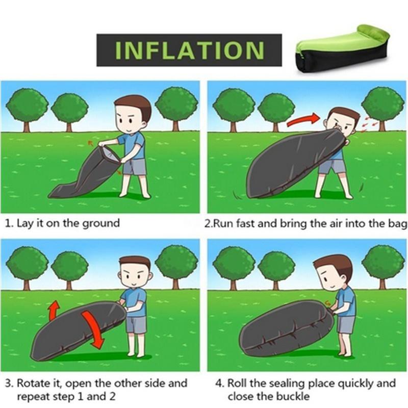 Inflatable Air Sofa Bed Instructions Baci Living Room