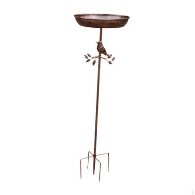 Bath Bowl Bird Feeder Tray Decorative Birdbath for Birds Drinking Yard