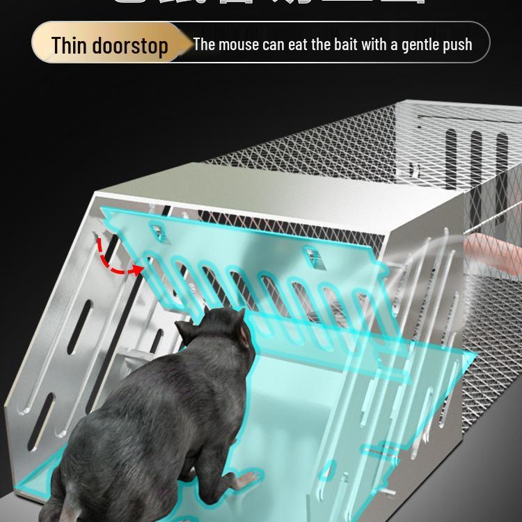 Automatic Mouse Trap Cage: Efficiently Capture and Repel Rodents