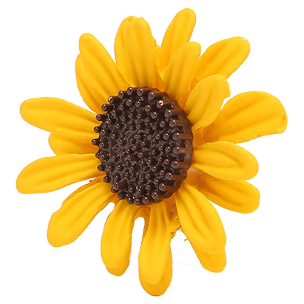 Cute Sunflower Brooch Elegant Alloy Women Lapel Pin Clothing Collocation Accessories for Backpack Suit