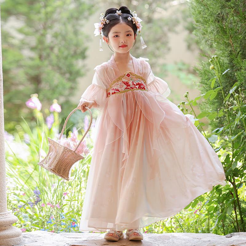 Anneyol Girls' Summer Hanfu Princess Dress