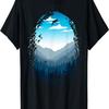 Timeless Mountain, Nature Trees and Forest T-Shirt(2)