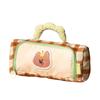 Color Block Pattern Student Stationery Box Creative Design Pencil Case  Kids Gifts