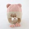 Plush Toddler Hat Wind Resistant Baby Winter Cap Cute Infant Warm Hat  Winter Outdoor