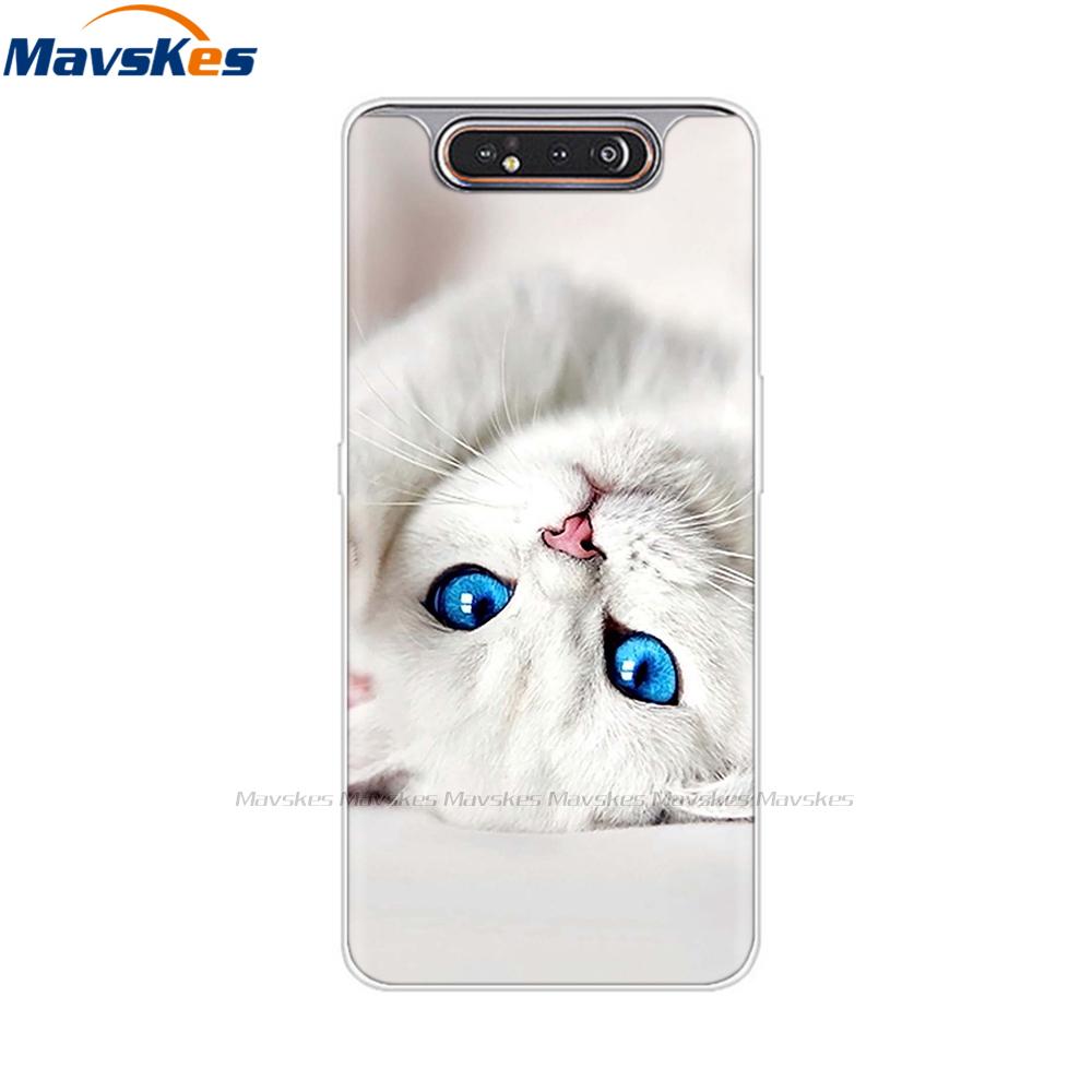 Per Samsung Galaxy A80 Custodia A805 Silicone Morbido TPU Custodia per Telefono Per Samsung A80 2019 A 80 GalaxyA80 A805F A805 SM-A805F/DS Copertura