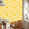 Free checkerboard wallpaper gold and white for living room and bedroom 50x1000