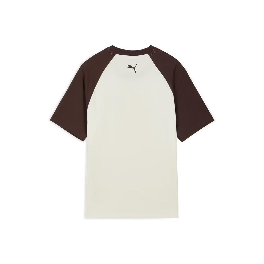 Puma Graphic Round Neck Pullover Retro Color Block Cool Short Sleeve T-Shirt Unisex Tops 696371-87