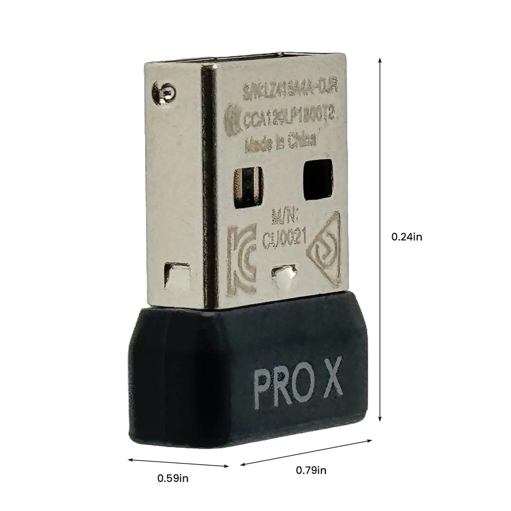 USB Receiver Replacement USB Dongle Mouse Receiver Adapter Wireless Gaming Mouse for CPW G Pro Wireless / GPXS G Pro X Superligh