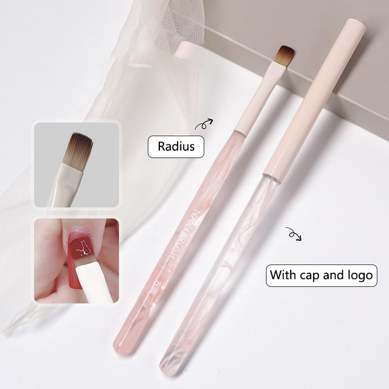 

Светло-розовый карандаш для нейл-арта, высококачественная кисть для моделирования ногтей, кисть для рисования, ручка для наращивания УФ-гелем, ручка для карвинга, инструменты для DIY маникюра as the picture