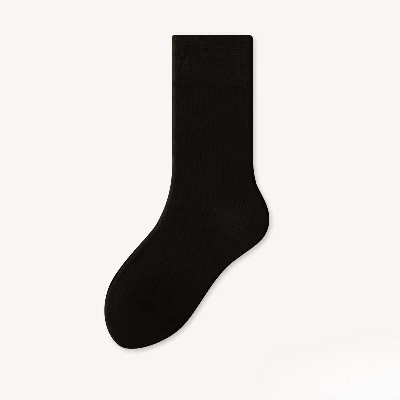 Wool Socks - Men's Thick and Warm Mid-calf Winter and Autumn Thermal Socks with Stretch, Soft and Comfortable, Anti-bacterial Feature.