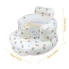 Baby Aufblasbares Sofa Tragbar Faltbar Baby Sofa Pvc Multifunktionaler Sitz Sitzübung Badhocker Kinder Badestühle