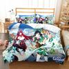 Pop Game Genshin Impact Duvet Cover Set UK Single Double Queen US Twin Full King Size Animal Bedclothes