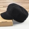 Hardcore Cotton Octagonal Hat Autumn Winter Casual Women's Big Head Circumference Small