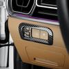 For Kia Sorento MQ4 2024 2025 2026 Car Tuning Carbon Fiber Auto Headlight Adjustment Button Cover Trim Accessories LHD