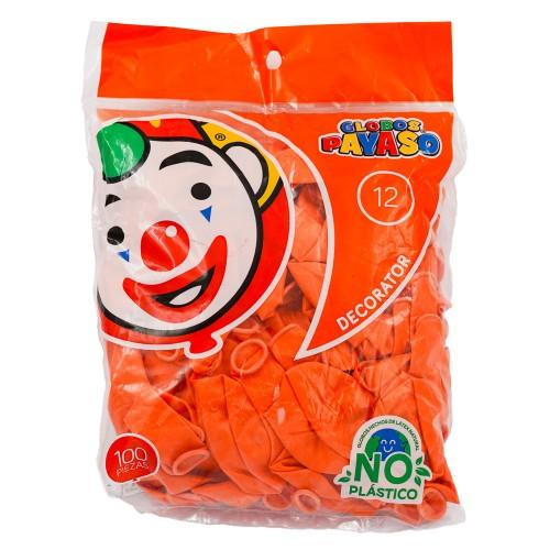 Latexové obyčejné balónky Globos Payaso (Balení po 100 ks)