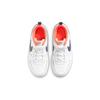 Court Borough 2 Support Niedrig geschnittene Kinder-Skateboardschuhe Weiß Blau Orange Kinder im Alter von 3-7 Jahren BQ5451-112