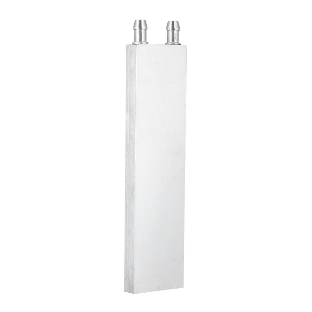 Silver Aluminum Alloy Heat Sink 40x80mm/40x120mm/40x160mm/40x200mm Water Cooling Block CPU Cooling