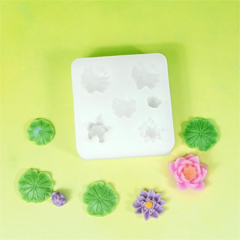 Versatile Lotuses Chocolate and Fondant Molds for Handmade Candy and Cup cake Toppers, Great for Weddings and Birthdays