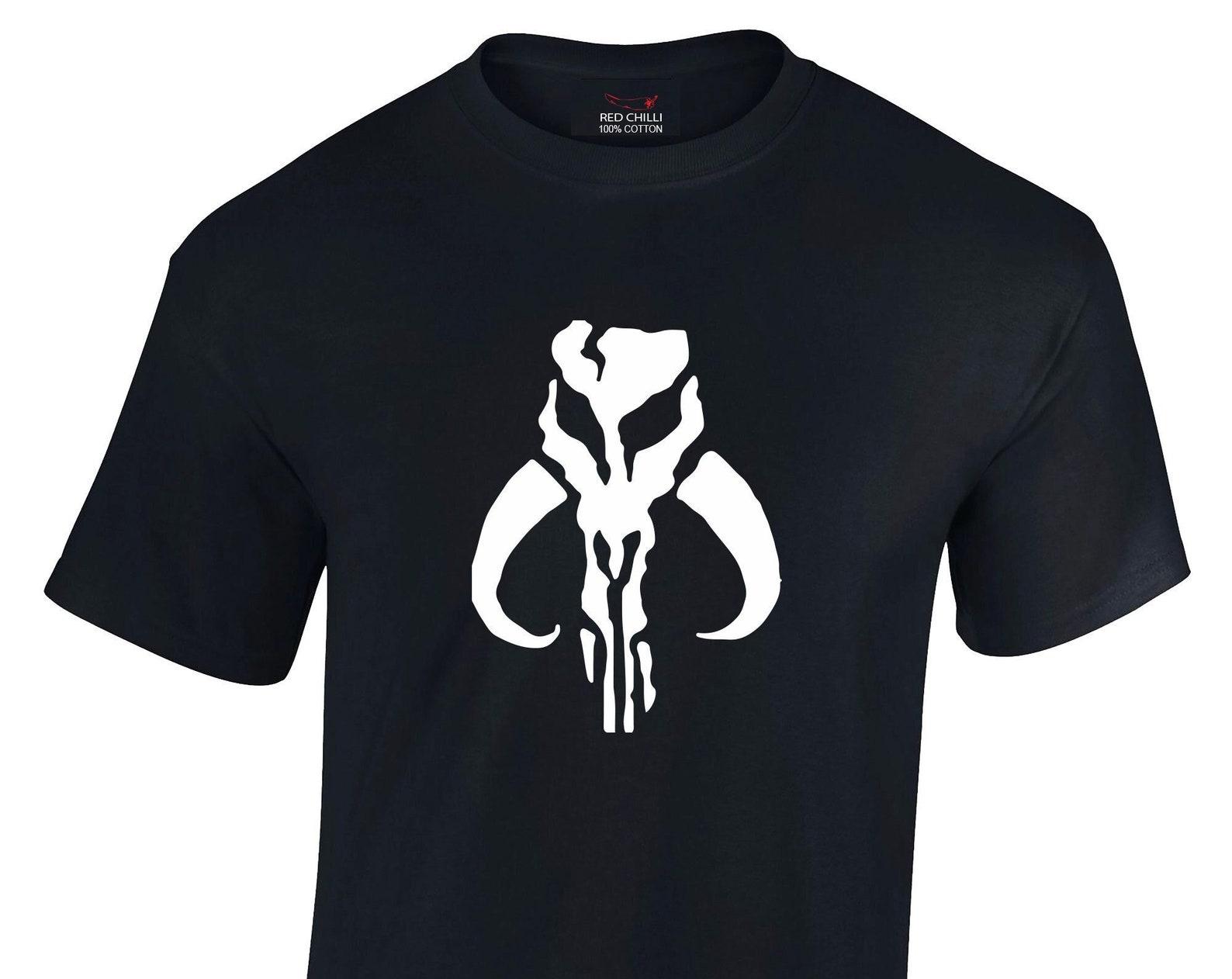 Boba Fett Mandalorian Inspired T-shirt Star Wars L