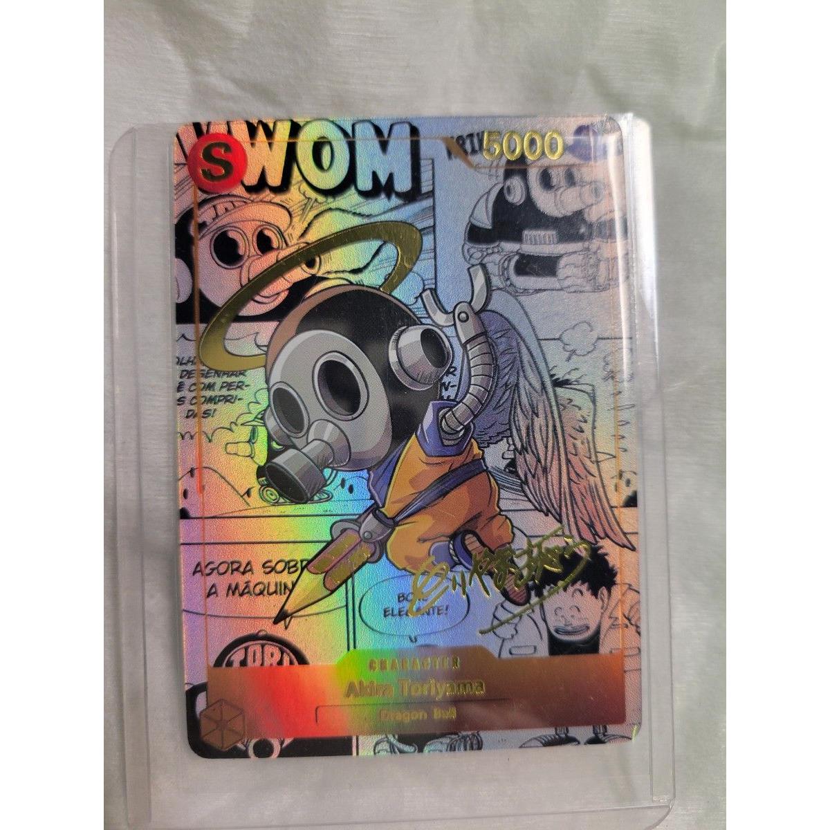 Использованная карта Dragon Ball Акира Торияма Торияма Робо Carddass Sign Card Промо-карта
