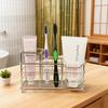 Canonda304 Stainless Steel Electric Toothbrush Holder with Wall Mounted Toothpaste Holder Bathroom Storage Rack