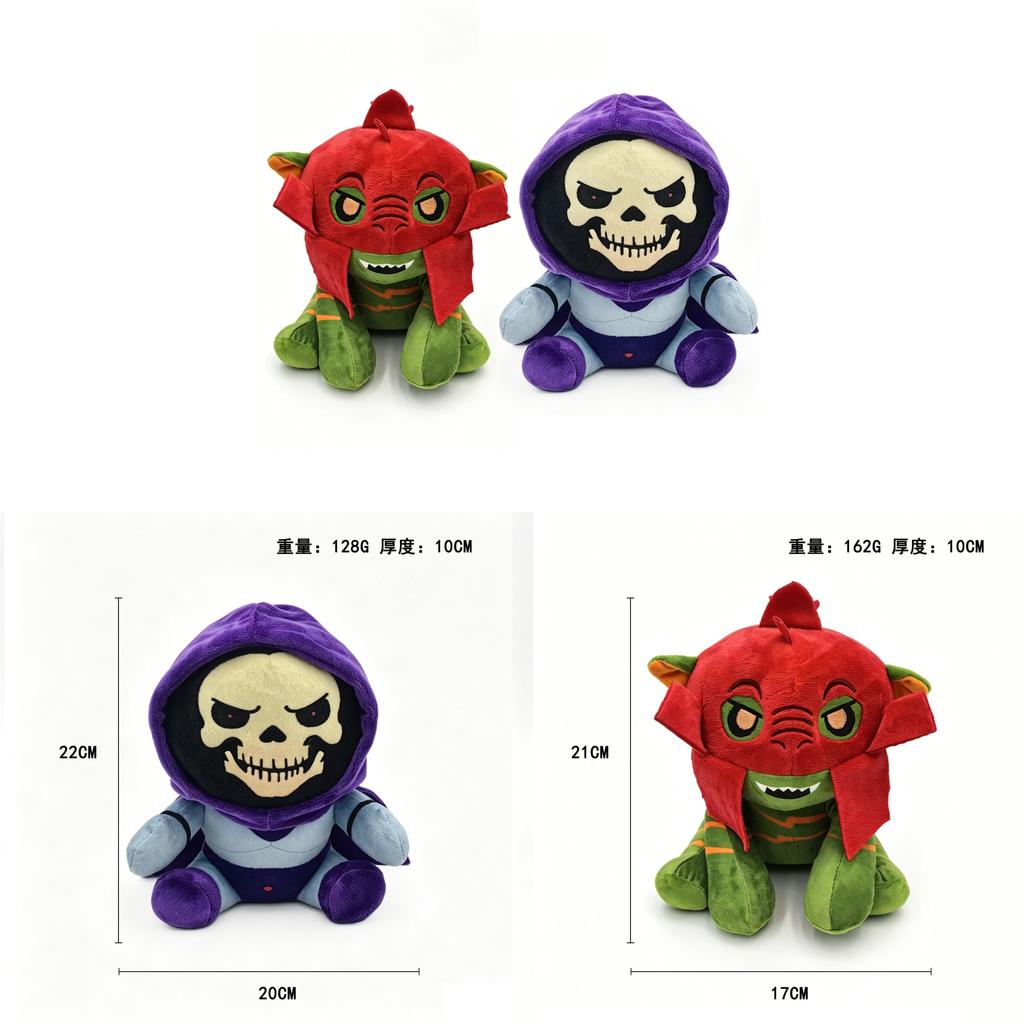 Masters Of The Universe Plush Toy Skeletor Stuffed Animal For Kids And Collectors