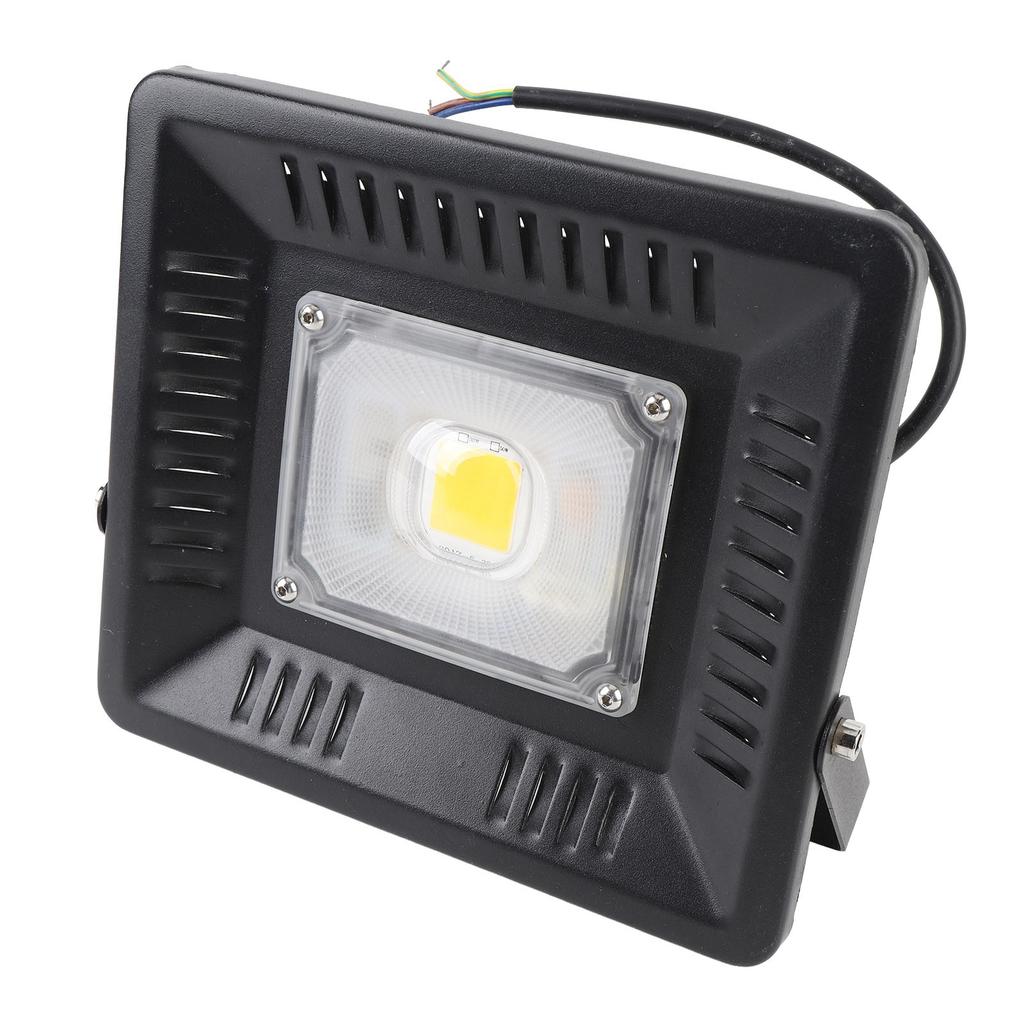 50W LED Flood Light IP65 Rain Proof Hardwired 5000LM Super Bright Floodlight with Adjustable Metal