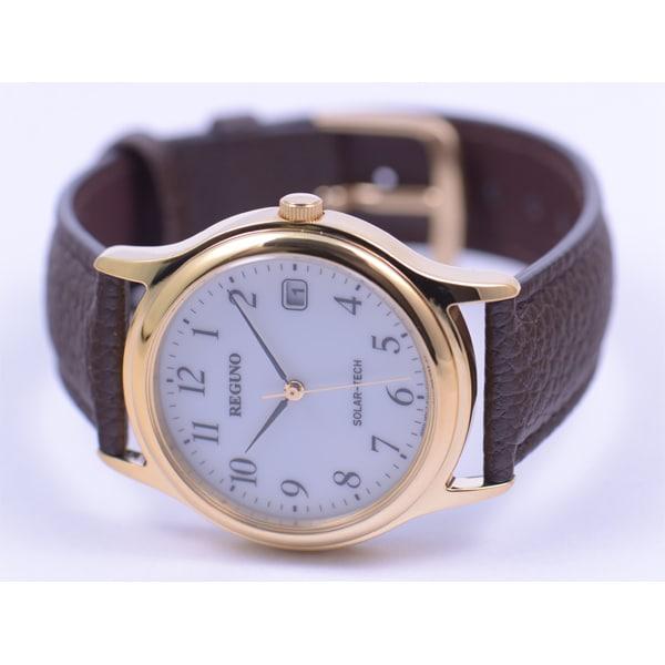 Citizen RS25-0031B pour hommes ( Montre REGUNO Homme) Montre Ronde Analogique Acier Inoxydable Marron