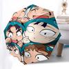 1ks Venkovní deštník s anime postavami - Automatické otevírání/zavírání, Přenosný 3dílný design, Železná konstrukce s 8 žebry - Perfektní dárek pro fanoušky, Cestování