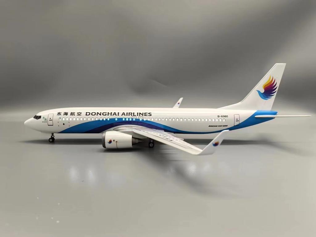 1/85 47CM Scale Model Airplane Donghai Airlines B737-800 Model Planes Display Office Decoration Diecast Airplanes Model Kits