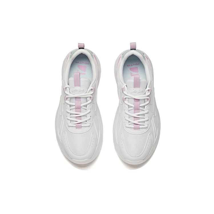 New Anta Slip Resistant, Abrasion Resistant, Waterproof, Supportive, Lightweight Low Top Chunky Sneakers Women's 922118823-3