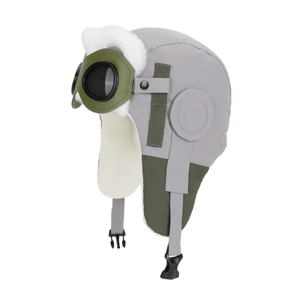 Wintermütze für Kinder, Retro Lei Feng Mütze, Mütze mit warmem Fleece, Ohr-, Motorradmütze zum Fahren