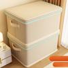 Clothing Storage Box with Lid Organizer Household Large Clothing and Pants Storage Basket Wardrobe Layered Folding Artifact