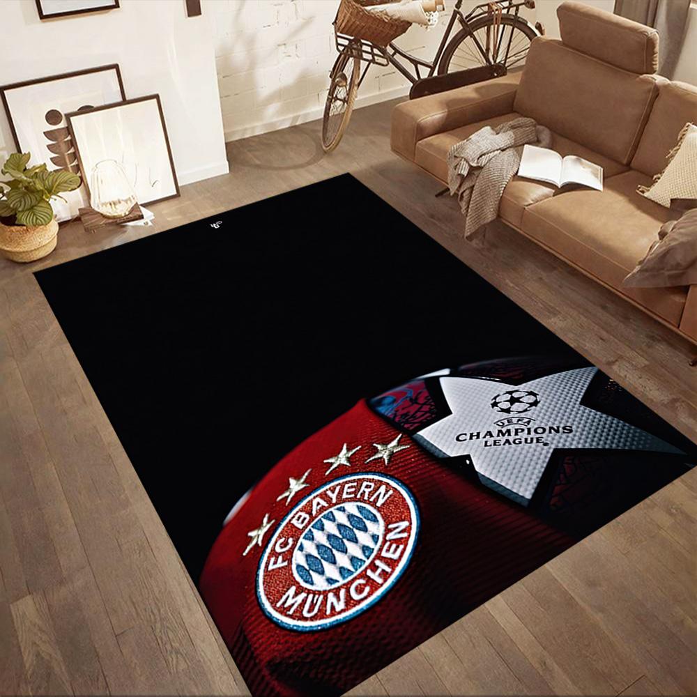 Bayern Munich Floor Mat Perfect for Game Room Entryway Kitchen Hallway Anti-slip Rug Anime Office Decor Perfect Birthday/Christmas Gift Idea