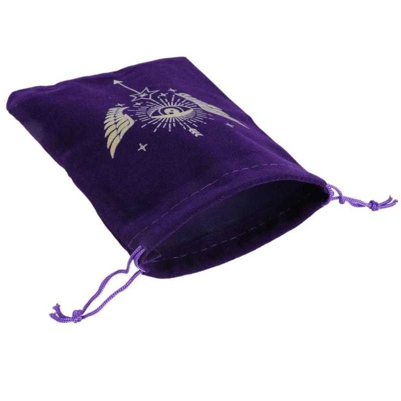 Würfel Aufbewahrungstasche Samt Tarot Kordelzugtasche Brettspiel Karten Kordelzugtasche Schmuck Runen Beutel Organizer