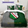Legia Warsaw  Pattern Bedding Quilt Set  Home Decoration  Gift (1 * Duvet Cover + 2 * Pillowcase  Without Core)