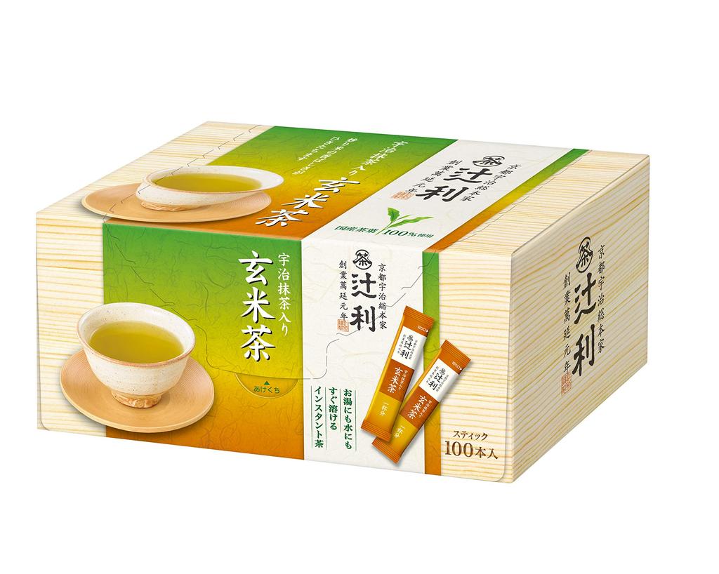 Tsujiri Instant Uji Matcha Genmaicha 100P
