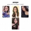 Aespa: MY First Page T-SHIRT Official Photocard