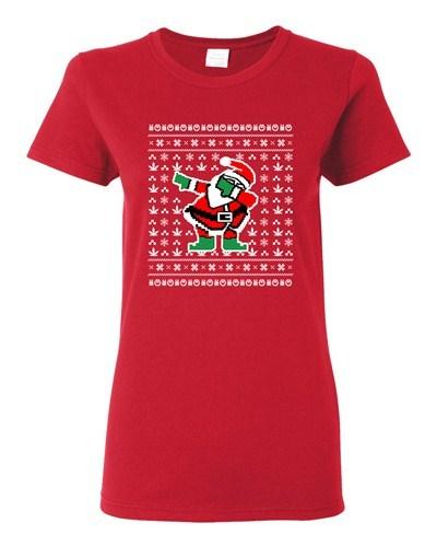 

Ladies Dabbing Santa Dab Ugly Christmas Football Sports Funny DT T-Shirt Tee Unisex T-Shirt XXXXL