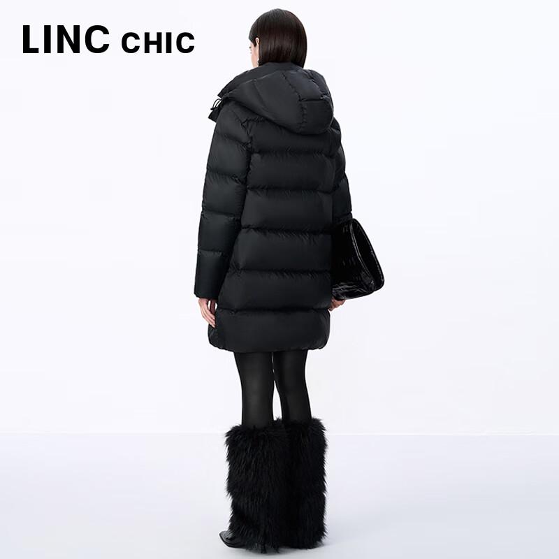 Jinyujie Women's Mid-Length Stand Collar Puffer Down Jacket