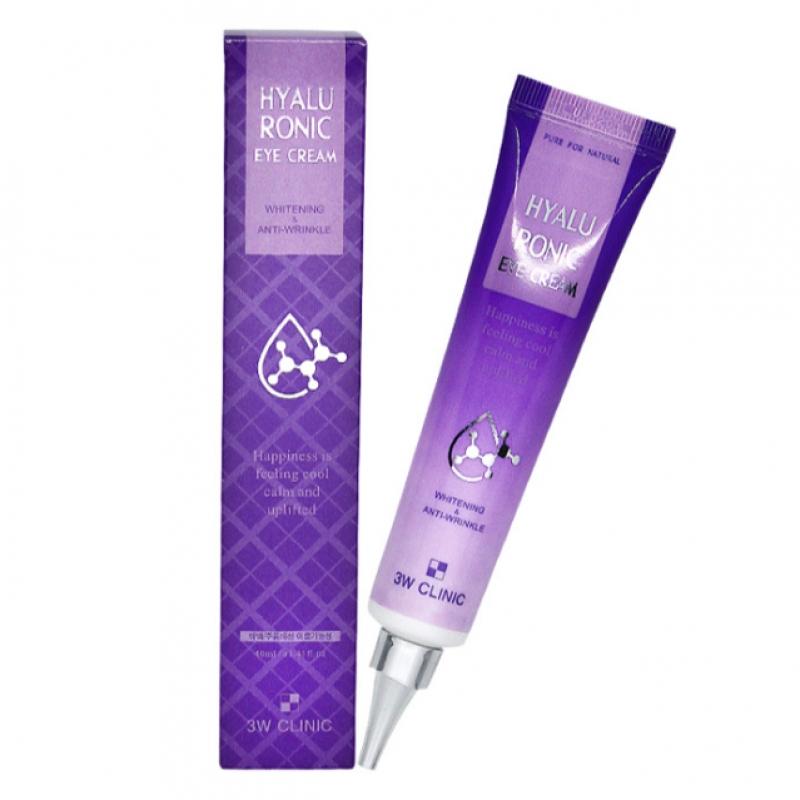 3w Hyaluronic Eye Cream Tube Type 40ml Elasticity Enhancing