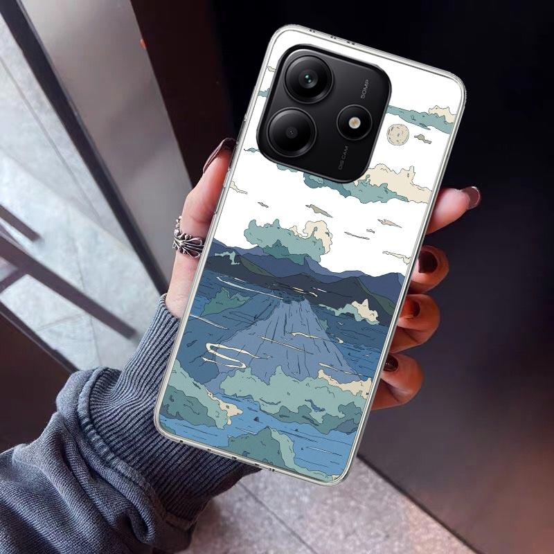 Anime Aesthetic Scenery Phone Case For Xiaomi Redmi Note 15 14 14S 13 12S 12 Pro Plus 11S 11 10S 10 4G Cover 11E 11T 5G Print Fu