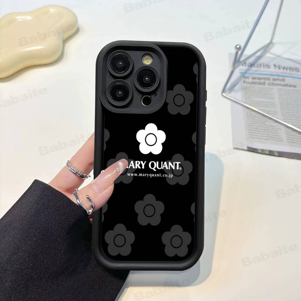 Fashion Brand Q-Quant Mary Silicone Soft Phone Case For IPhone 17 16 14 13 12 11 15 Pro Max Plus Air Cover